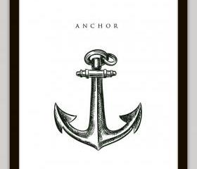 Anchor Nautical Home Decor Wall Art
