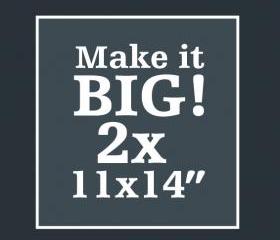 TWO 11x14' art prints - FREE SHIPPING